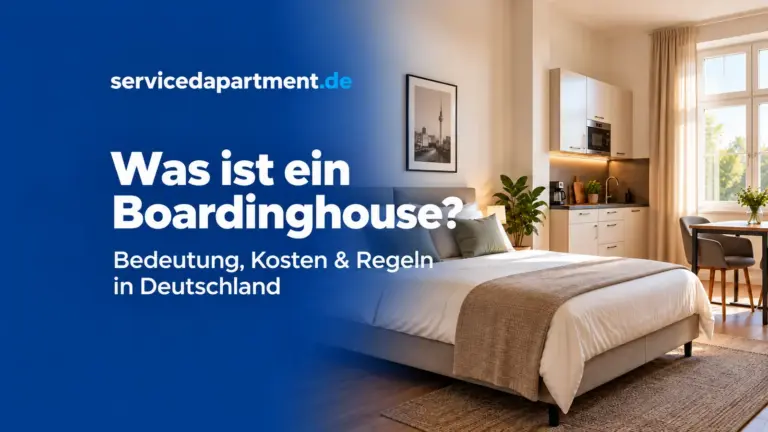 Was ist ein Boardinghouse Bedeutung, Kosten und Regeln in Deutschland